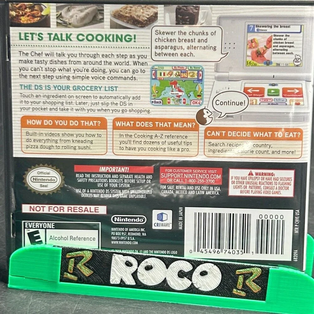 Personal Trainer: Cooking DS (Nintendo DS, 2008) Complete W/ Manual